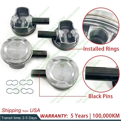 Oem 4pc set piston - 4pc/set, with